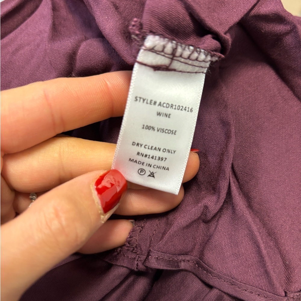 ASTR The Label | Angelle Dress In Wine Elegant Dolman Sleeve Maxi Dress - Picture 3 of 5